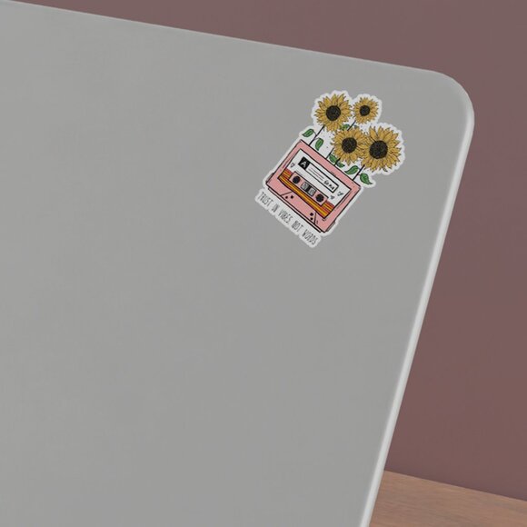 3pc - "Trust in Vibes Not Words" Sticker Pack – Water Bottle, Tumbler, La… - Picture 6 of 8